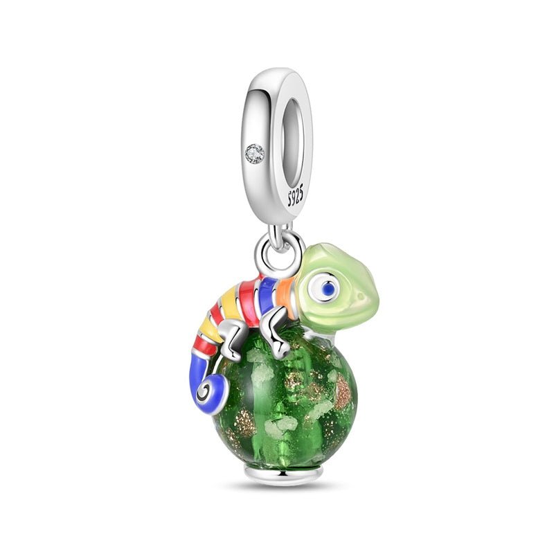 Amarante Jewelry Glow in the Dark Luminous Chameleon Dangle Charm