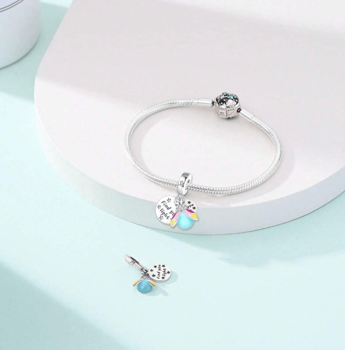 Amarante Jewelry Glow in the Dark Luminous Firefly Charm