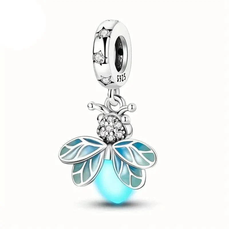 Amarante Jewelry Glow in the Dark Luminous Firefly Dangle Charm