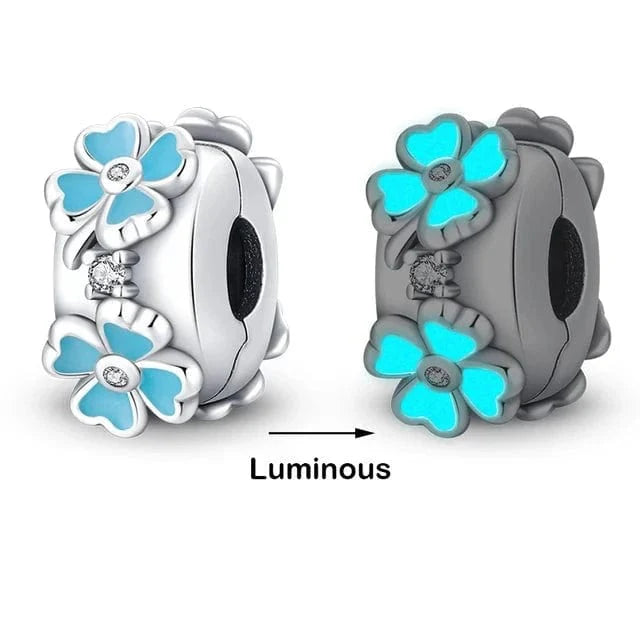 Amarante Jewelry Glow in the Dark Luminous Flower Charm