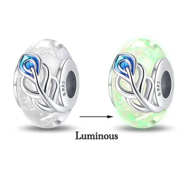 Amarante Jewelry Glow in the Dark Luminous Murano Charm