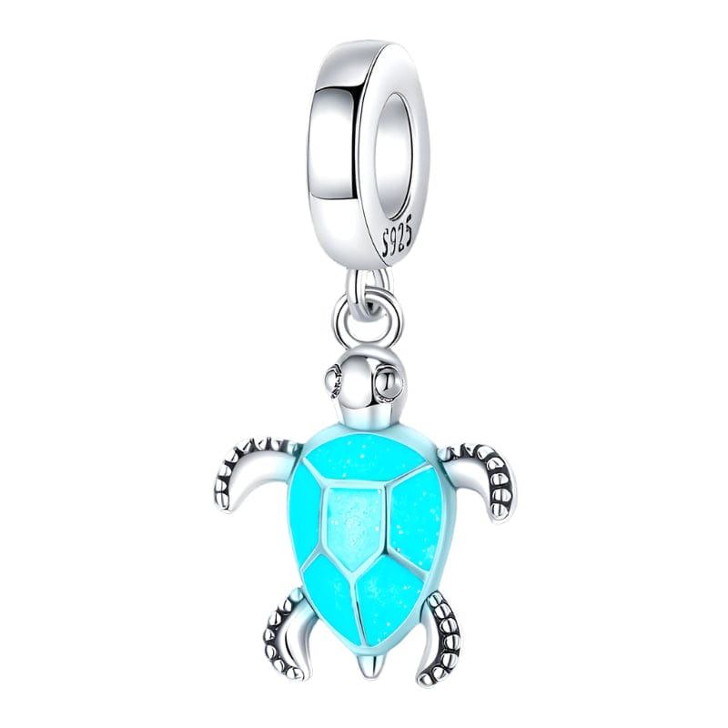 Amarante Jewelry Glow in the Dark Luminous Ocean Turtle Dangle Charm