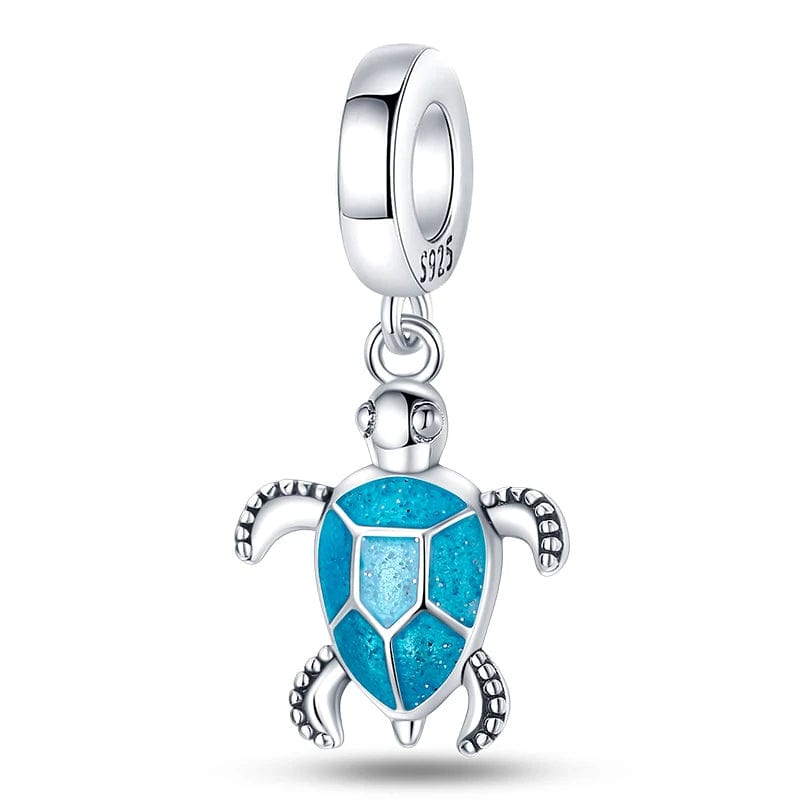 Amarante Jewelry Glow in the Dark Luminous Ocean Turtle Dangle Charm