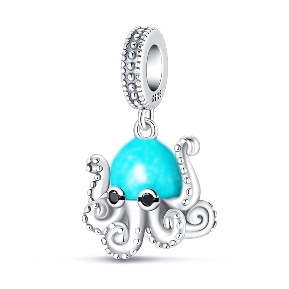 Amarante Jewelry Glow in the Dark Luminous Octopus Dangle Charm