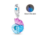 Amarante Jewelry Glow in the Dark Luminous Seashell Dangle Charm