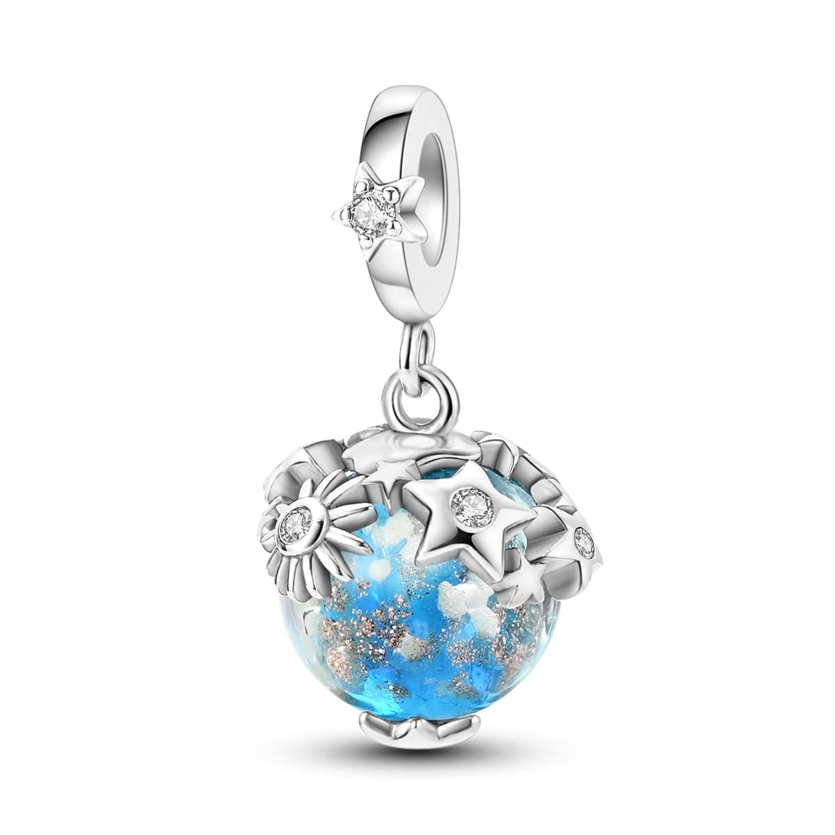 Amarante Jewelry Glow in the Dark Luminous Sky in The Stars Dangle Charm
