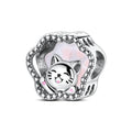Amarante Jewelry Glow in the Dark Luminous Smiling Cat Charm