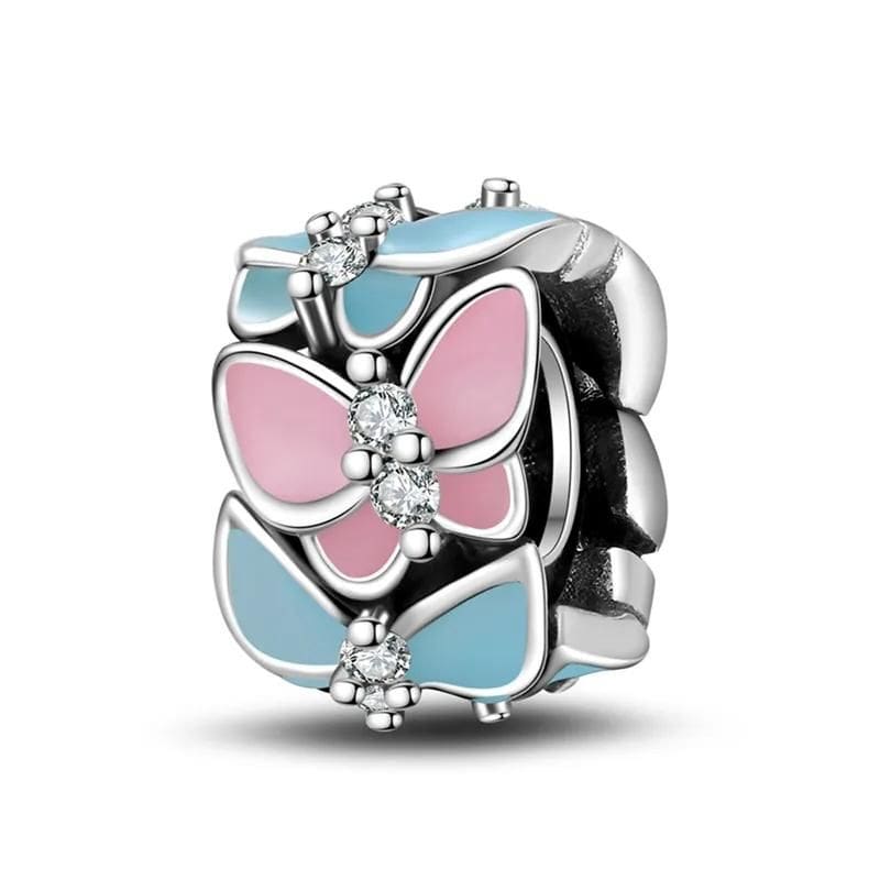Amarante Jewelry Glow in the Dark Luminous Spacer Butterflies Charm