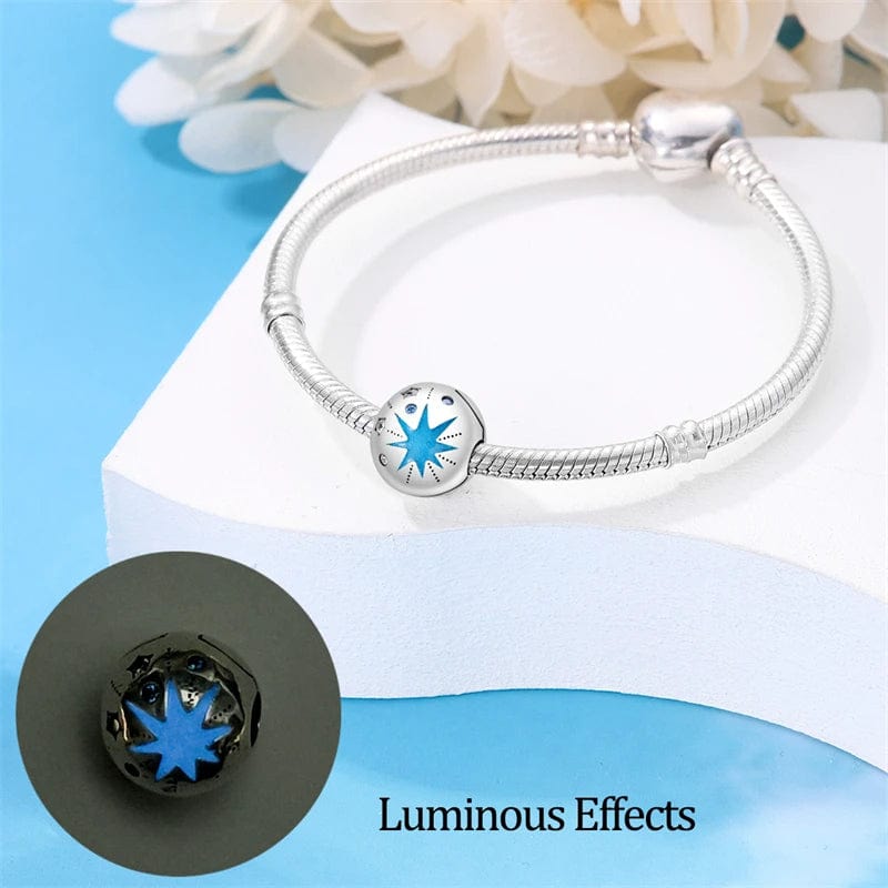 Amarante Jewelry Glow in the Dark Luminous Star and Galaxy Charm