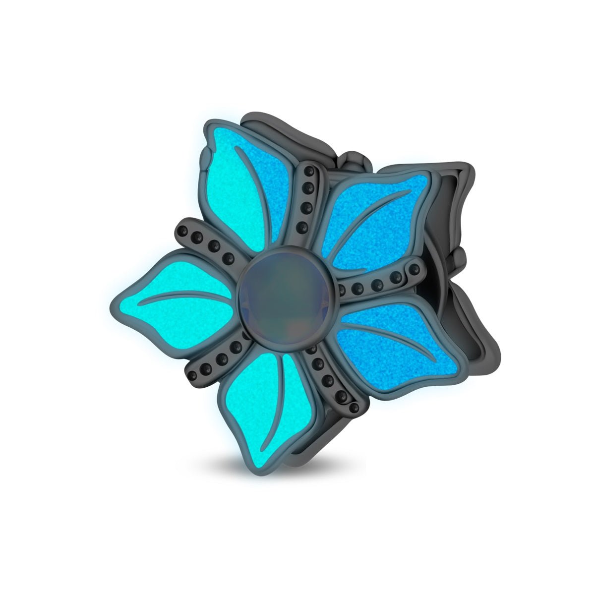 Amarante Jewelry Glow - in - the - Dark Ocean Flower Charm