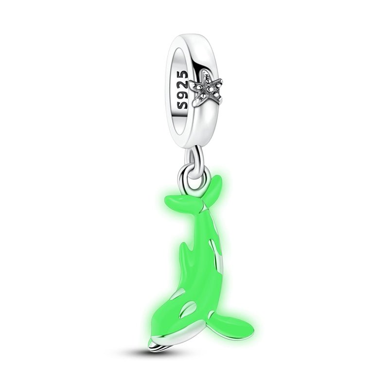 Amarante Jewelry Glow - in - the - Dark Orca Whale Dangle Charm