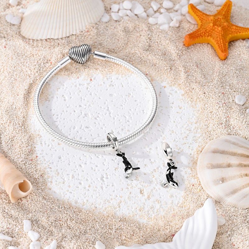 Amarante Jewelry Glow - in - the - Dark Orca Whale Dangle Charm
