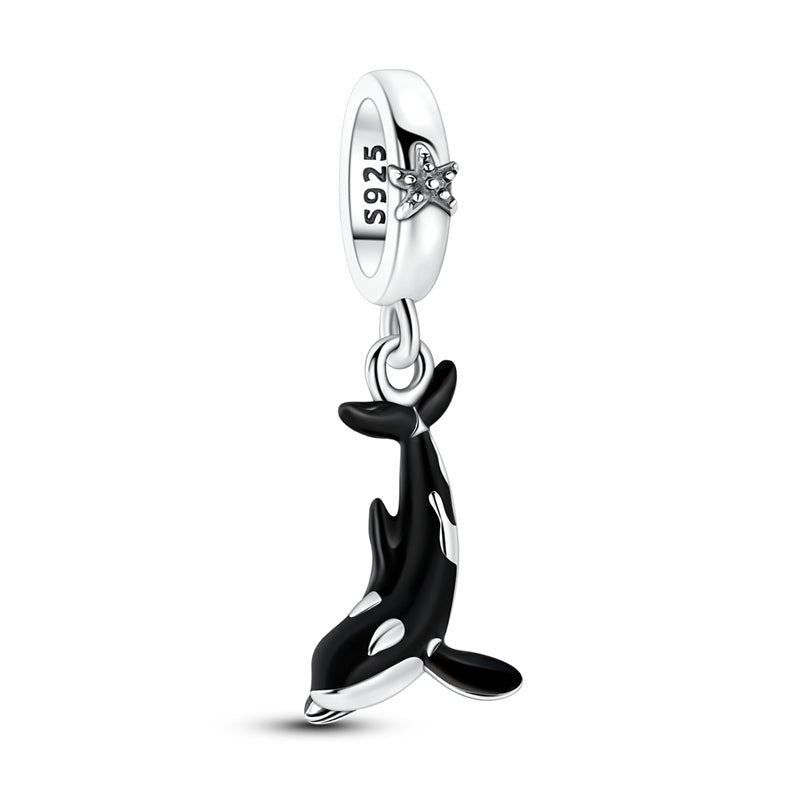 Amarante Jewelry Glow - in - the - Dark Orca Whale Dangle Charm