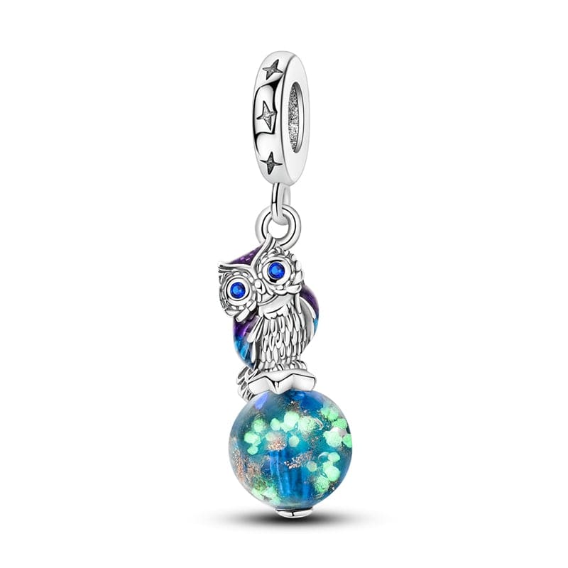 Amarante Jewelry Glow in the Dark Owl Charm
