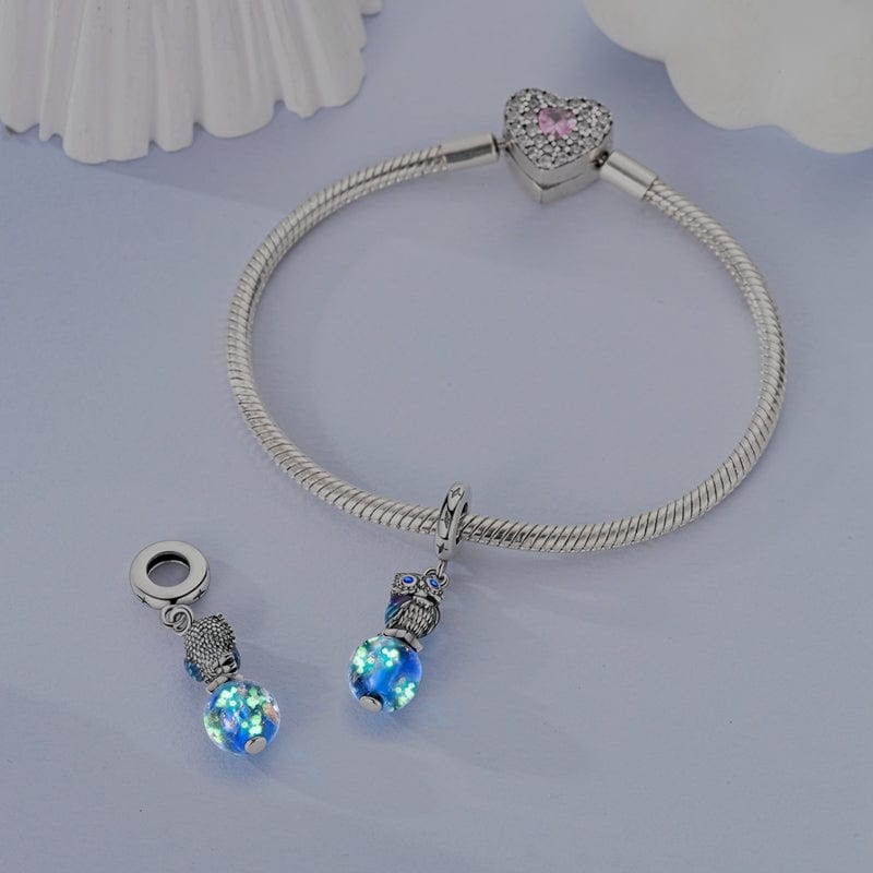 Amarante Jewelry Glow in the Dark Owl Charm