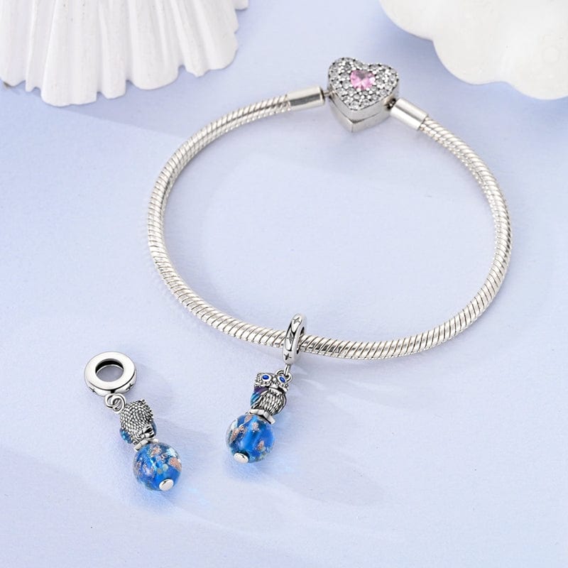 Amarante Jewelry Glow in the Dark Owl Charm