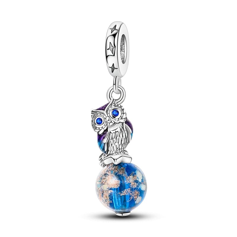 Amarante Jewelry Glow in the Dark Owl Charm