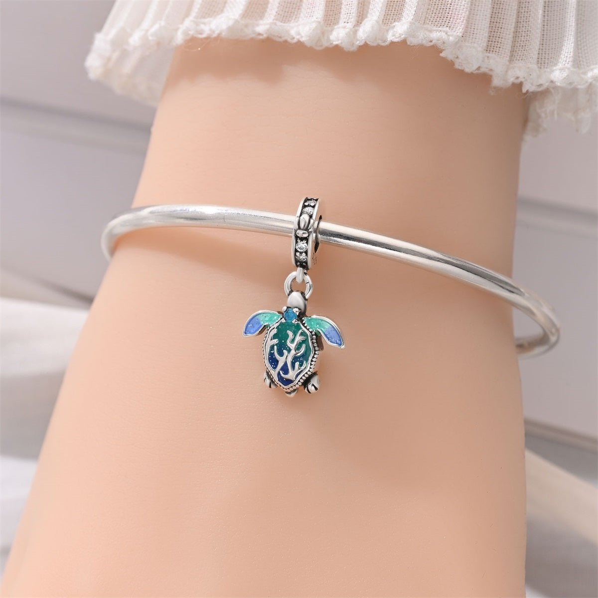 Amarante Jewelry Glow - in - the - Dark Sea Turtle Ocean Dangle Charm