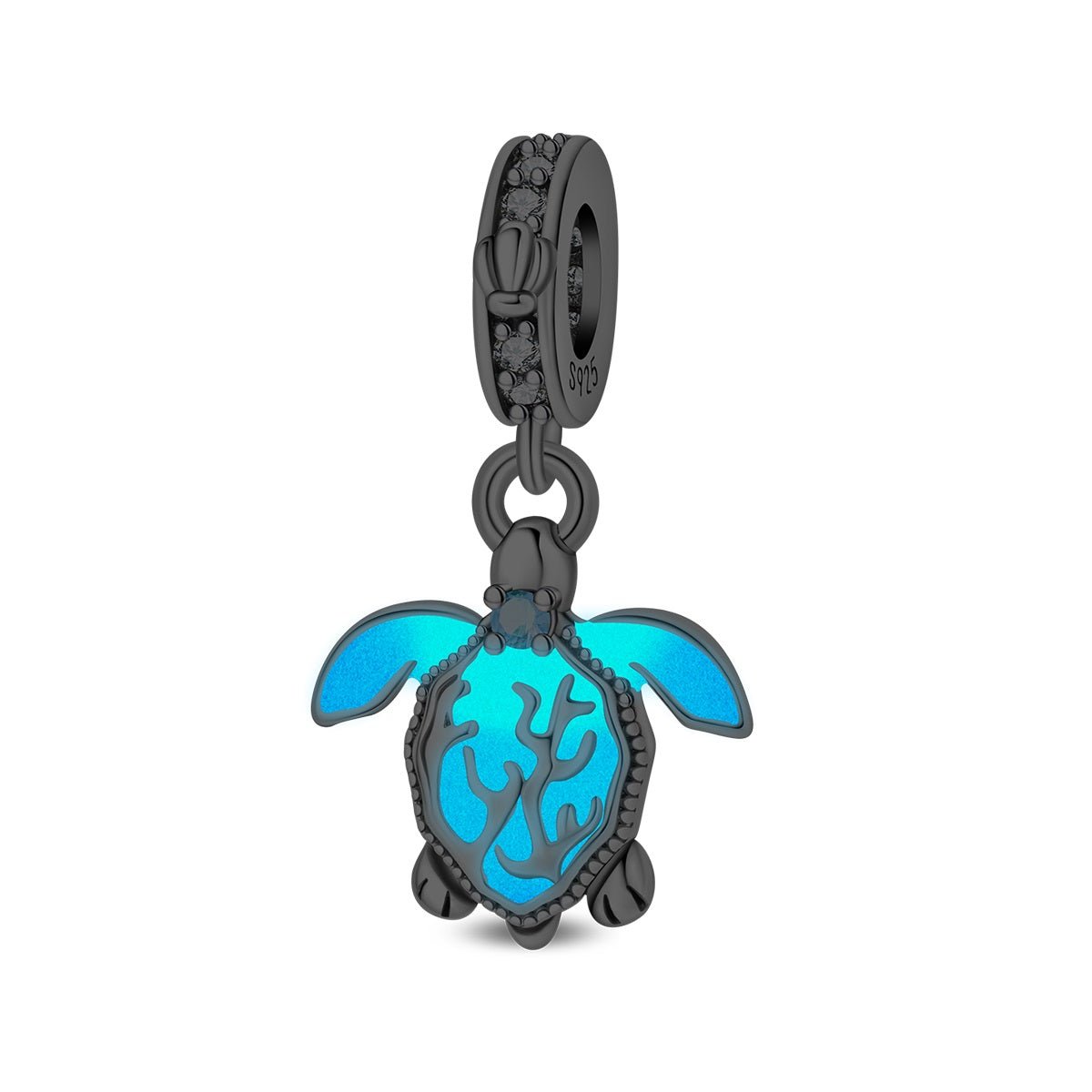 Amarante Jewelry Glow - in - the - Dark Sea Turtle Ocean Dangle Charm