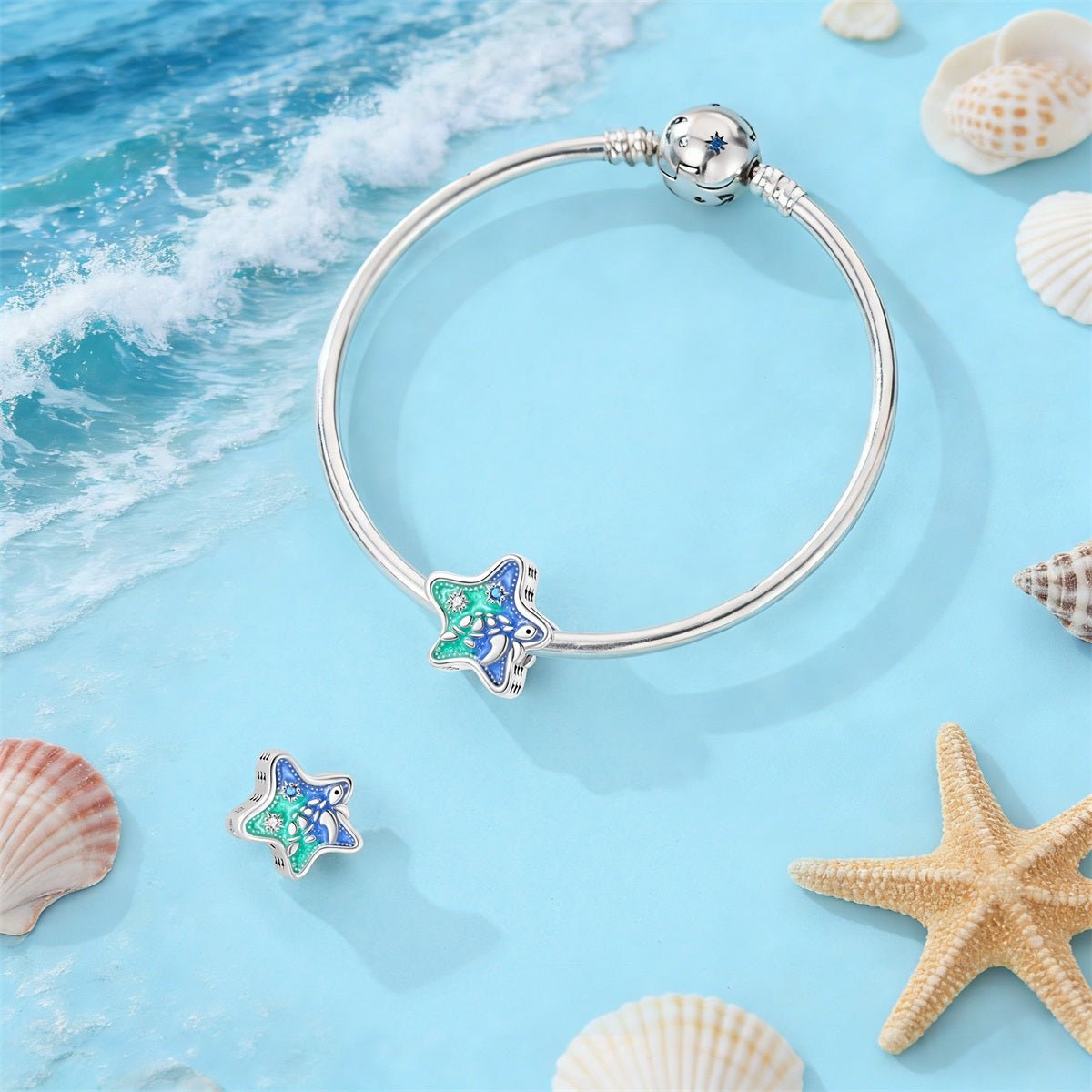 Amarante Jewelry Glow - in - the - Dark Starfish Ocean Charm