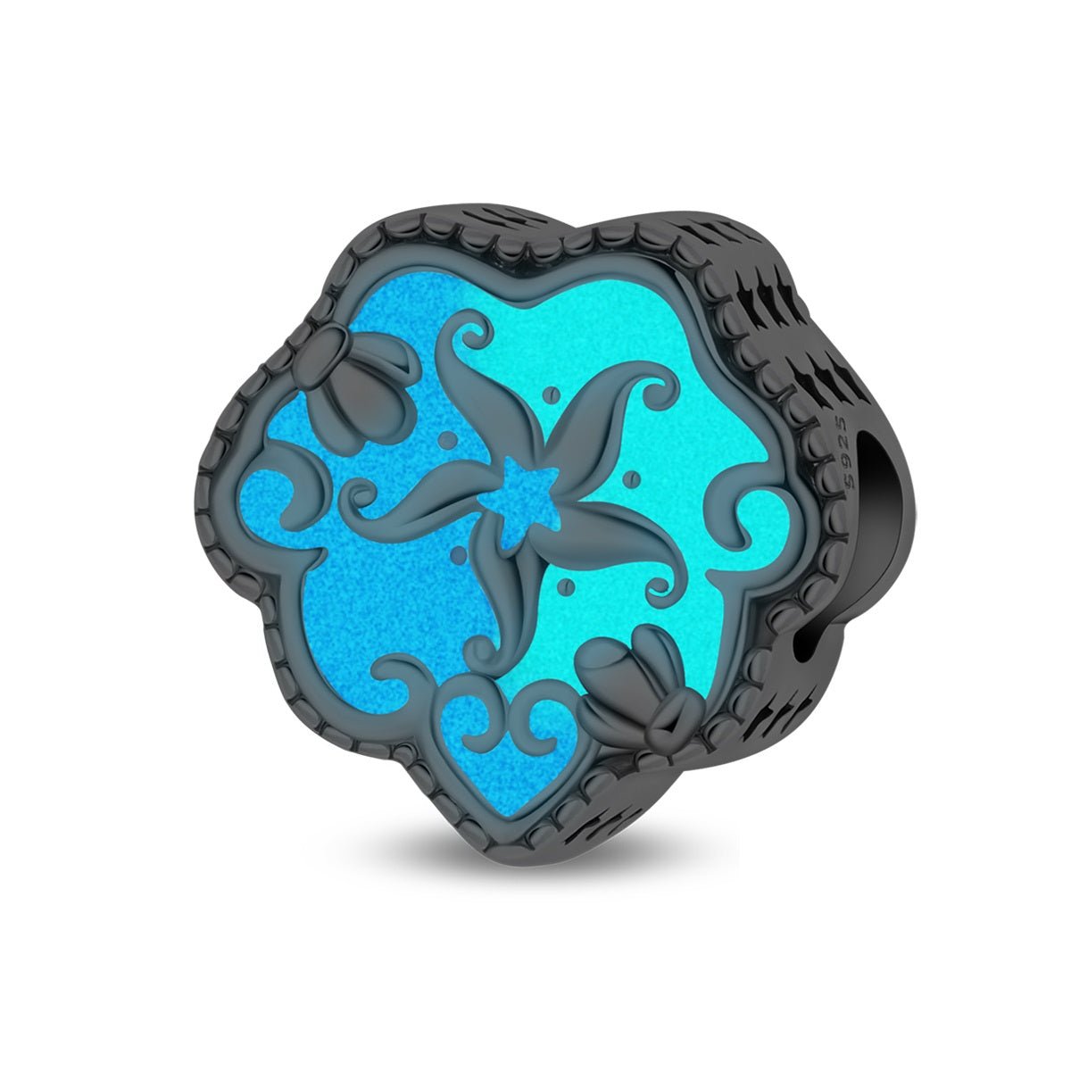 Amarante Jewelry Glow - in - the - Dark Starfish Ocean Heart Charm