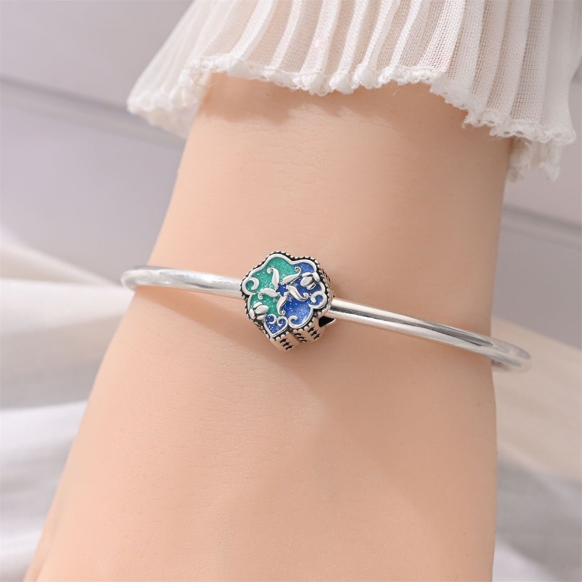 Amarante Jewelry Glow - in - the - Dark Starfish Ocean Heart Charm