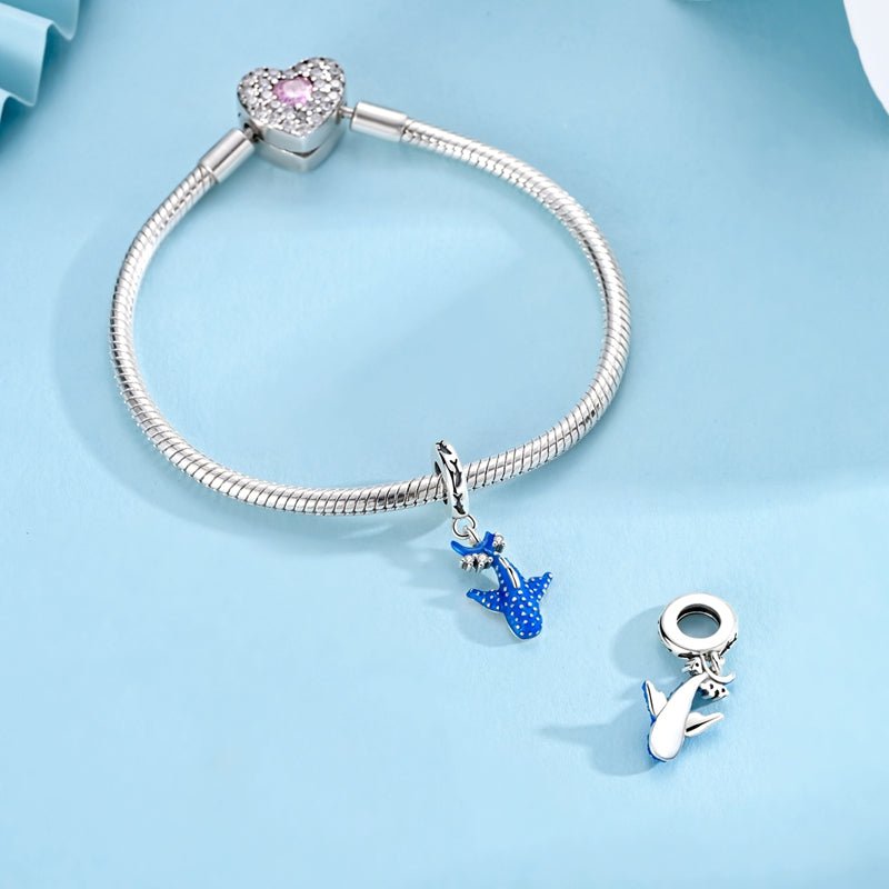 Amarante Jewelry Glow - in - the - Dark Whale Shark Dangle Charm