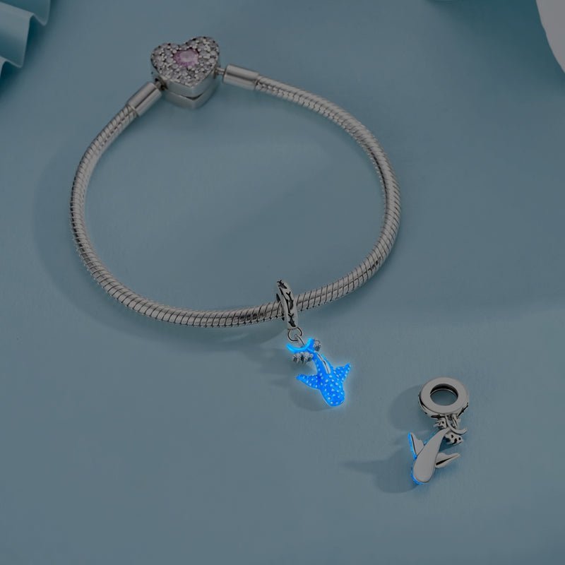 Amarante Jewelry Glow - in - the - Dark Whale Shark Dangle Charm