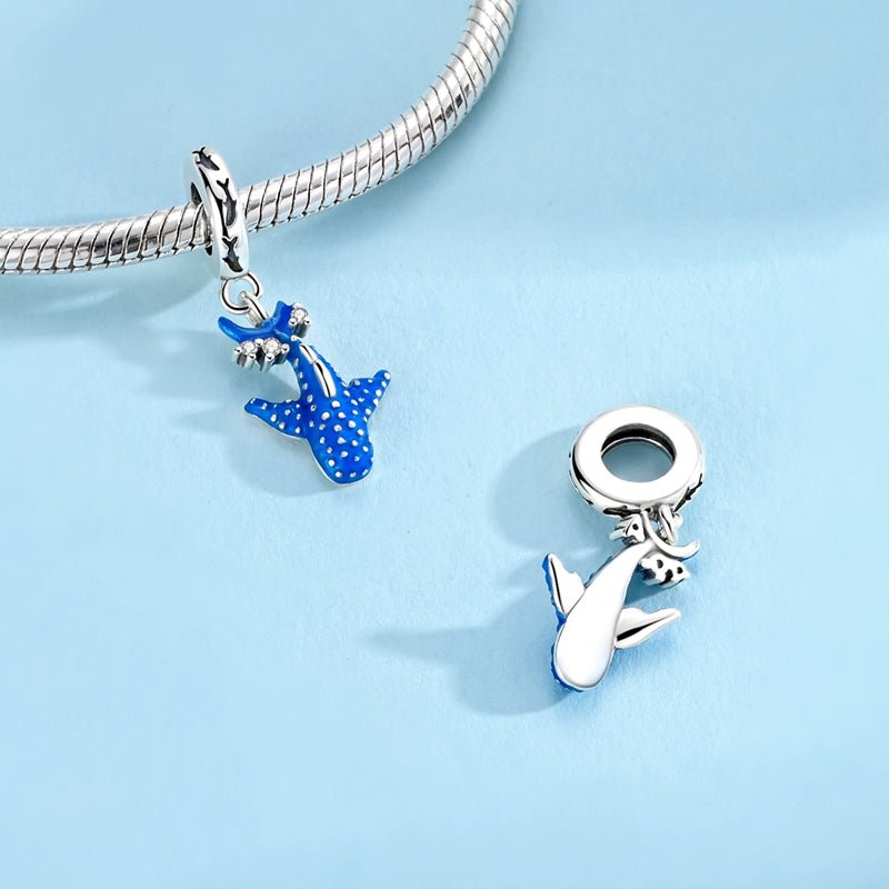 Amarante Jewelry Glow - in - the - Dark Whale Shark Dangle Charm