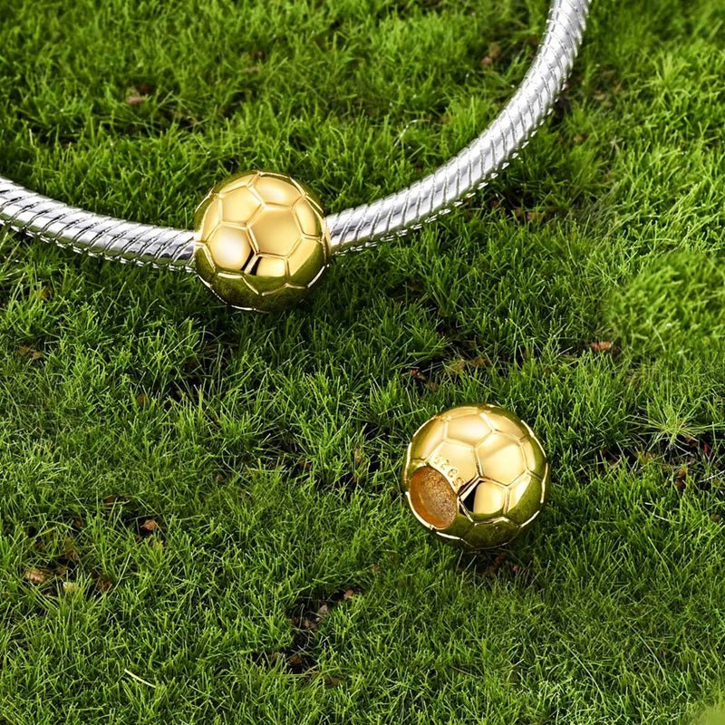 Amarante Jewelry Gold Football Ball Charm