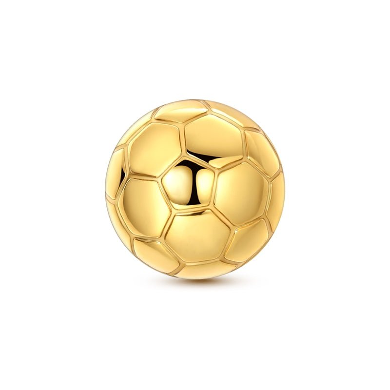 Amarante Jewelry Gold Football Ball Charm