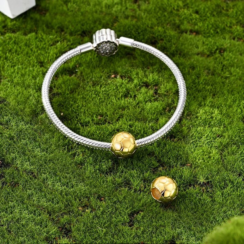 Amarante Jewelry Gold Football Ball Charm
