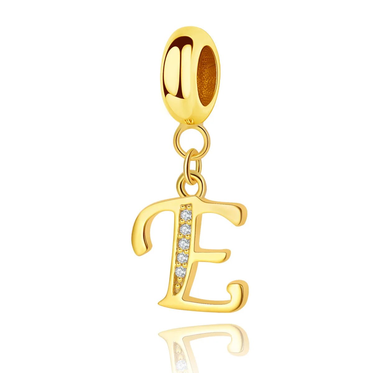 Amarante Jewelry Gold Initial Letter A~Z Alphabet Dangle Charms
