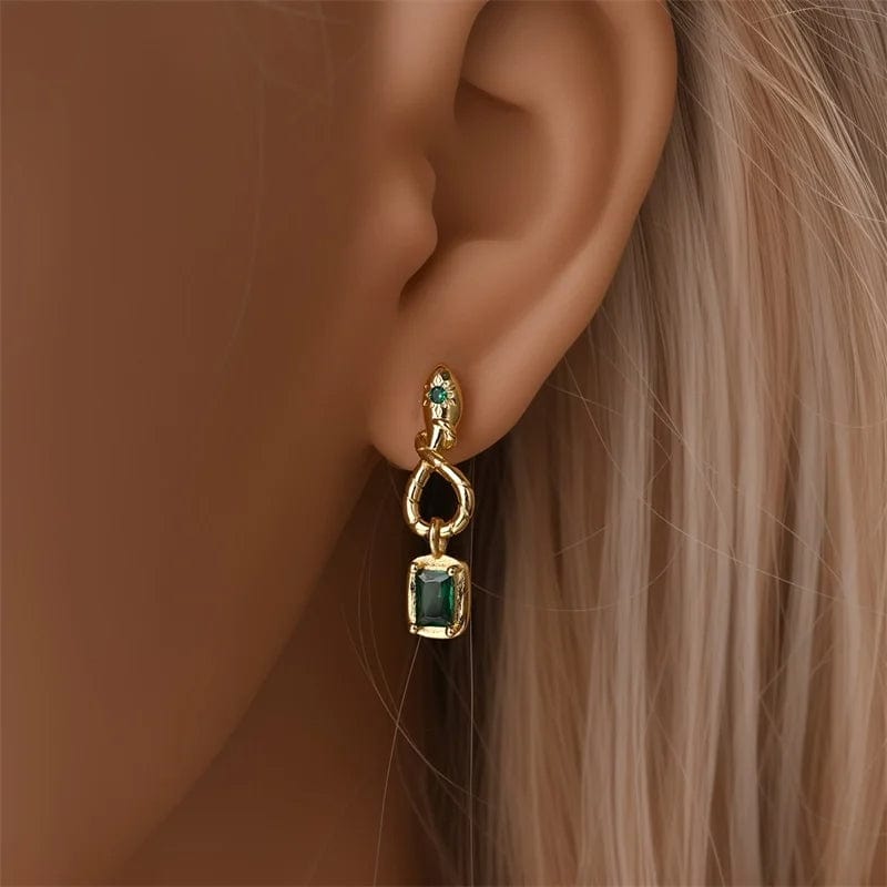 Amarante Jewelry Gold Knot Drop Earrings