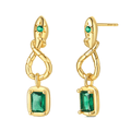 Amarante Jewelry Gold Knot Drop Earrings