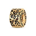 Amarante Jewelry Gold Leopard Print Clip Charm