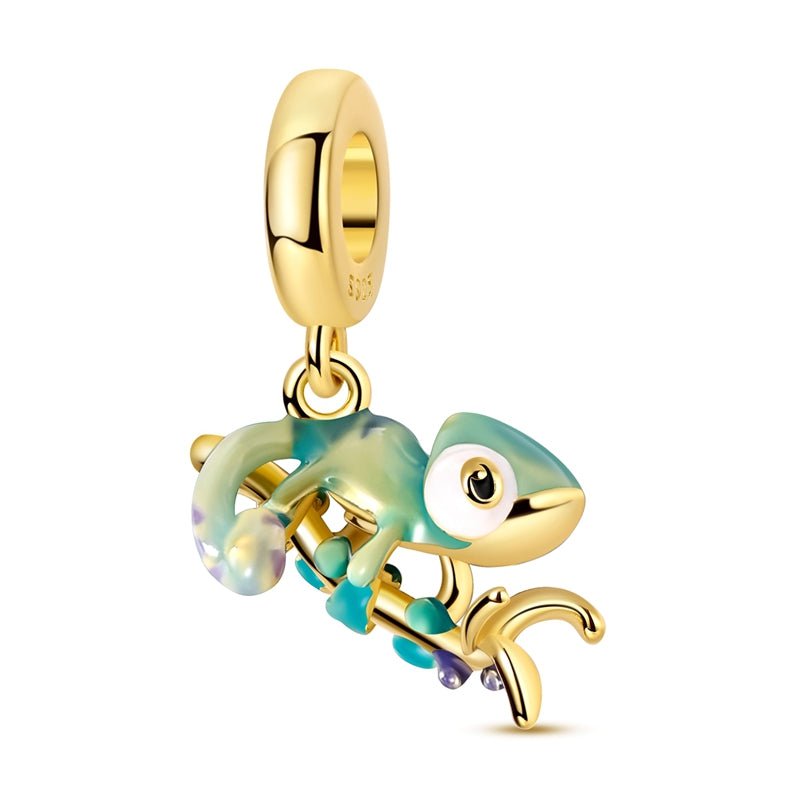 Amarante Jewelry Gold Thermochromic Chameleon Dangle Charm