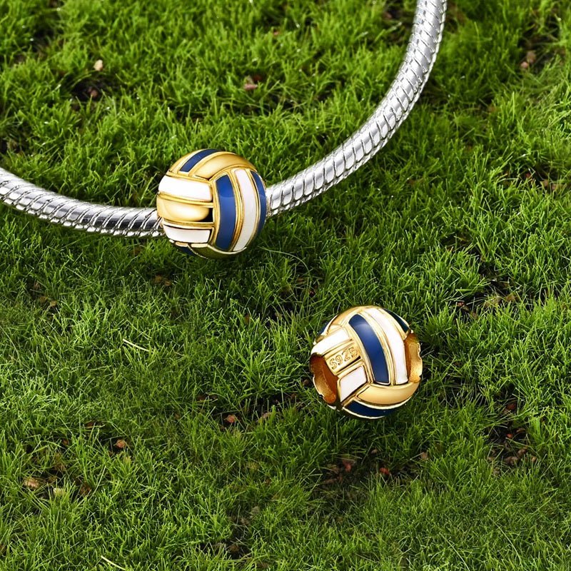 Amarante Jewelry Gold Volleyball Charm