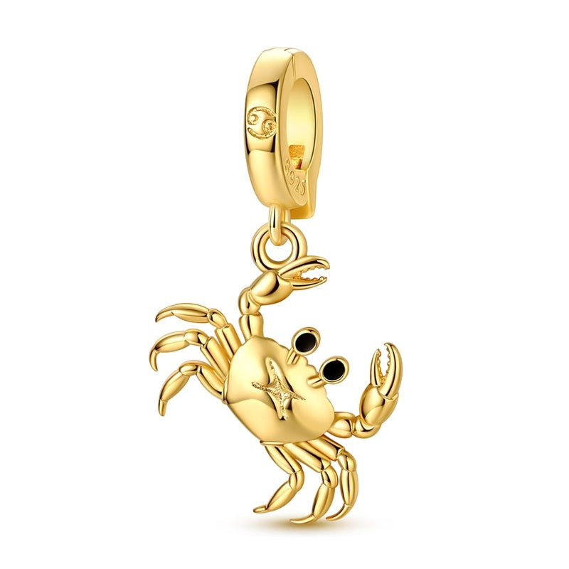 Amarante Jewelry Golden Astrology Signs Zodiac Constellation Dangle Charms