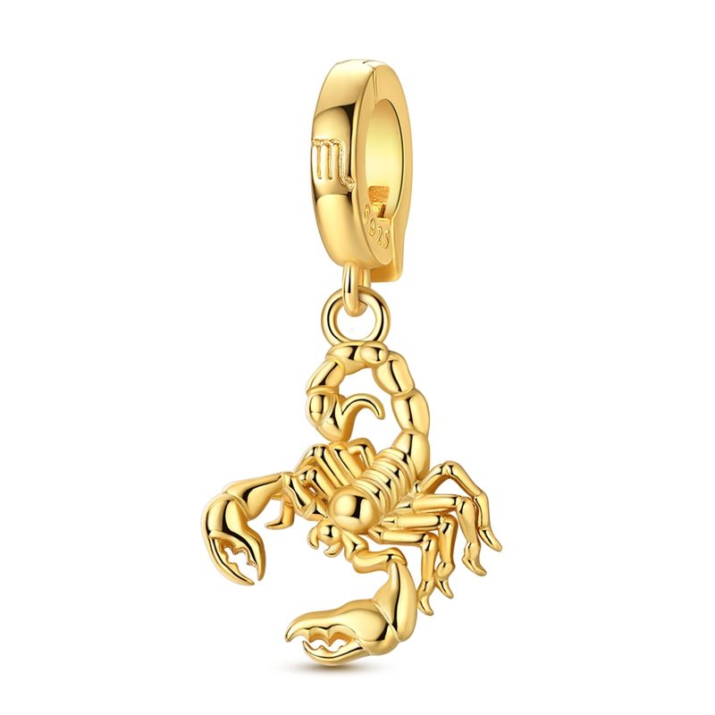Amarante Jewelry Golden Astrology Signs Zodiac Constellation Dangle Charms