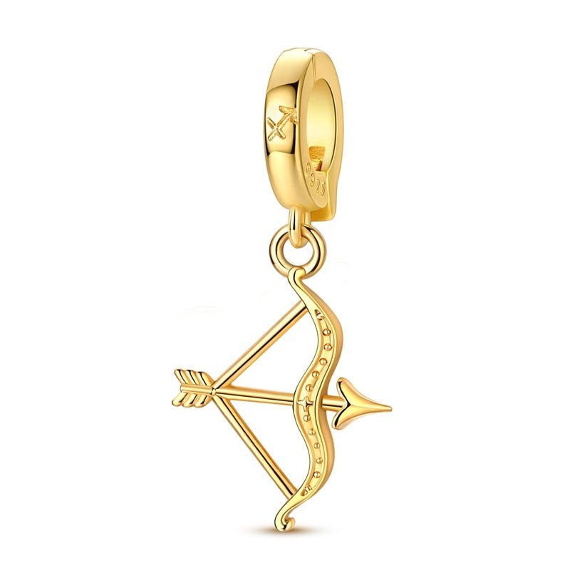Amarante Jewelry Golden Astrology Signs Zodiac Constellation Dangle Charms