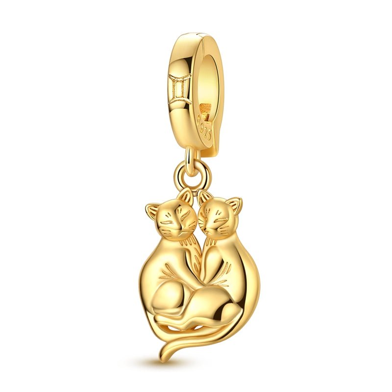 Amarante Jewelry Golden Astrology Signs Zodiac Constellation Dangle Charms