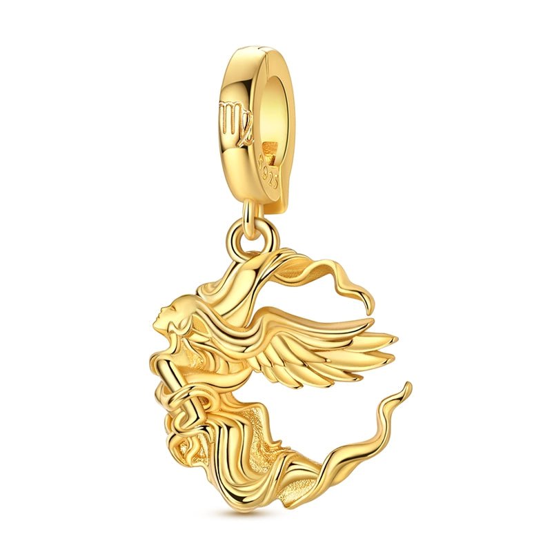 Amarante Jewelry Golden Astrology Signs Zodiac Constellation Dangle Charms
