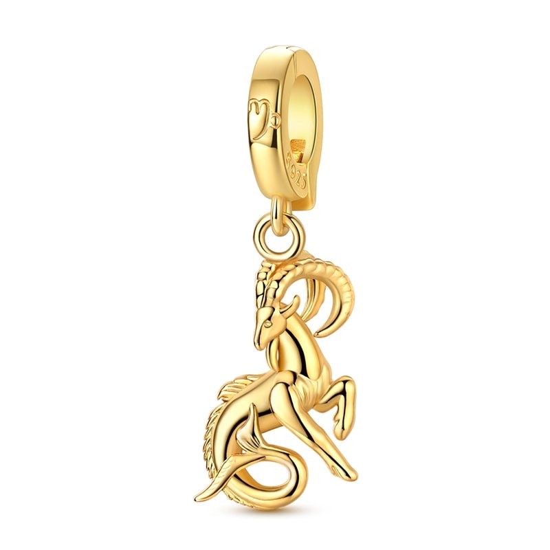 Amarante Jewelry Golden Astrology Signs Zodiac Constellation Dangle Charms