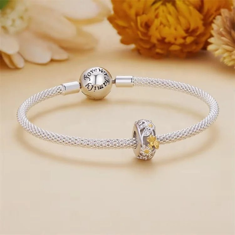 Amarante Jewelry Golden Butterfly & Floral Garden Charm