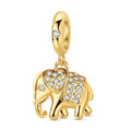 Amarante Jewelry Golden Elephant of Luck & Love Dangle Charm