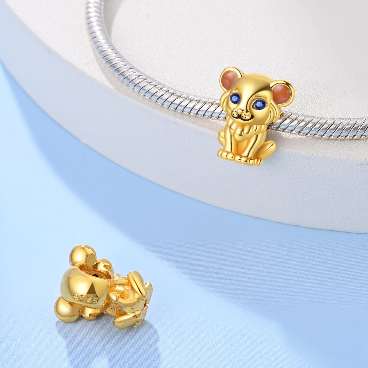 Amarante Jewelry Golden Lion Cub Charm