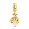 Amarante Jewelry Golden Luminous Bee Dangle Charm