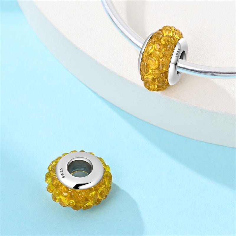 Amarante Jewelry Golden Murano Glass Charm