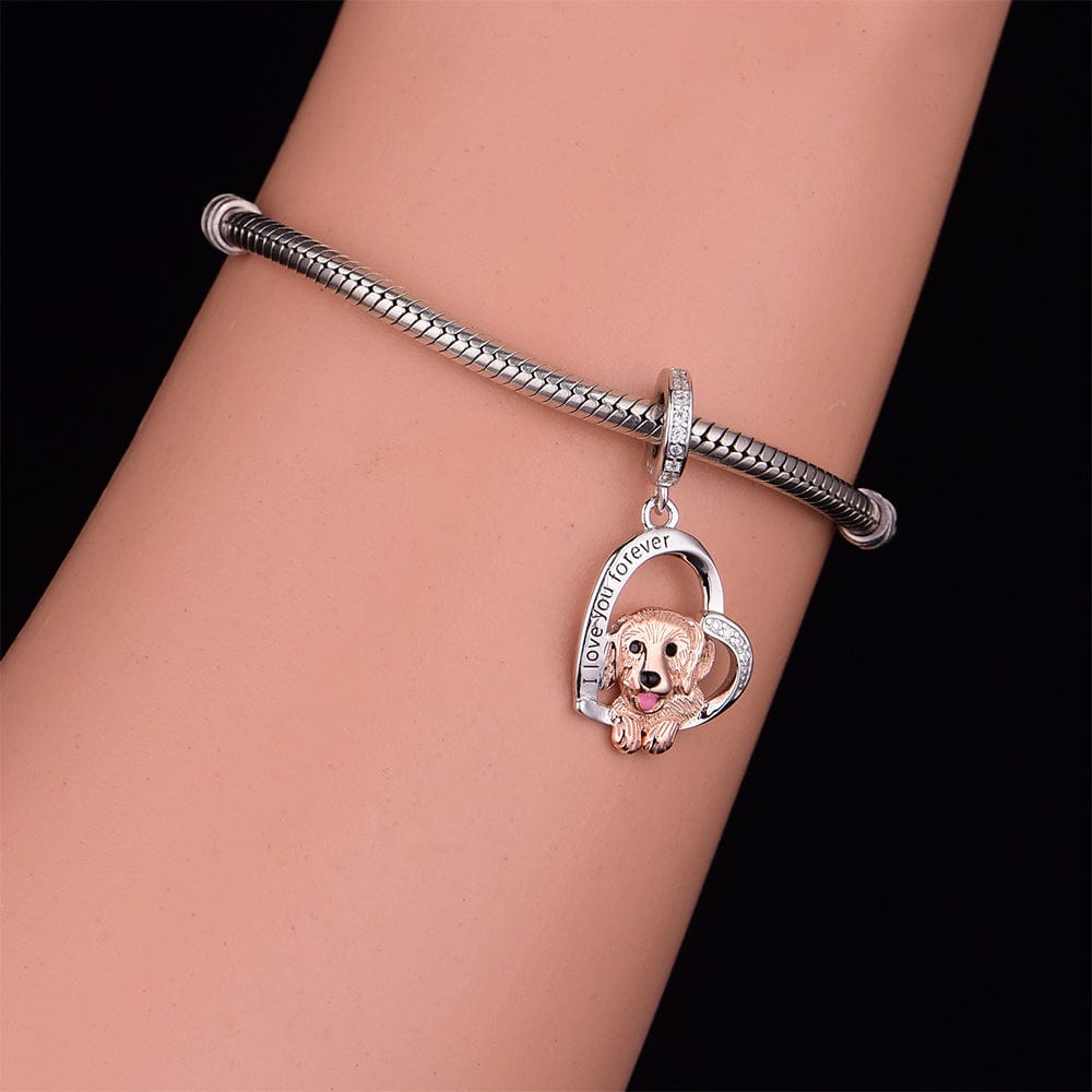 Amarante Jewelry Golden Retriever Dog Charm